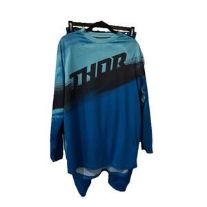 THOR Motocross Jersey M-Shirt & S-Pants Matching Set Pair Men’s Pants-stains